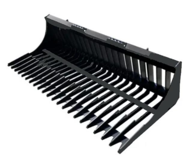 78" SKID LOADER ROCK BUCKET ATTACHMENT