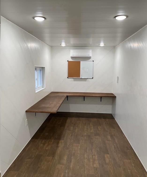 8' X 20' OFFICE CONTAINER WITH HEAT & AC view 3