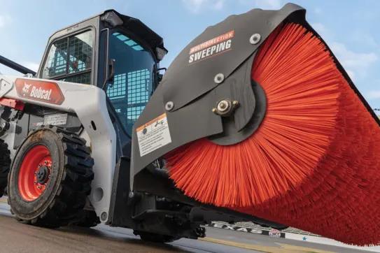 84" BOBCAT SKID STEE SWEEPER BROOM W/HYD view 2