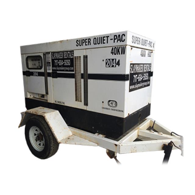 40 KW TRAILER GENERATOR