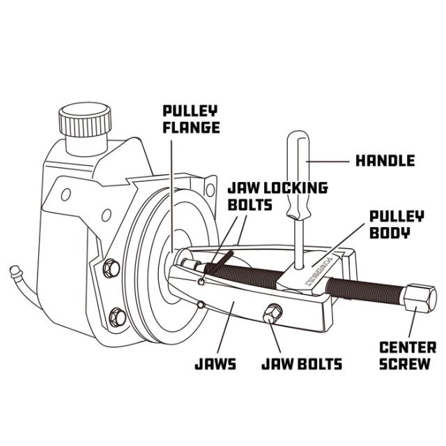 POWER BUILT - POWER STERING PULLEY view 3
