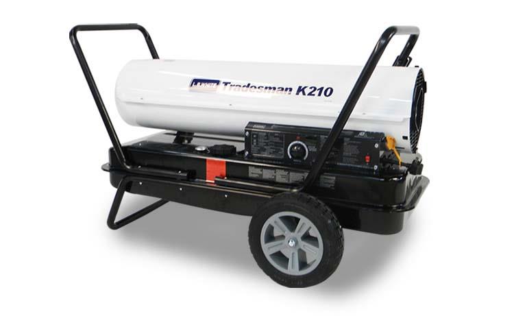 210,000 BTU FORCED AIR KEROSENE HEATER