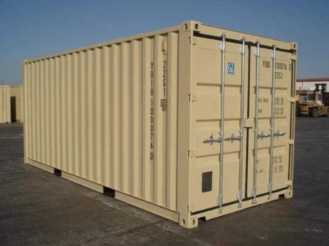 8'X20' STORAGE CONTAINER-2 DOORS 1 END