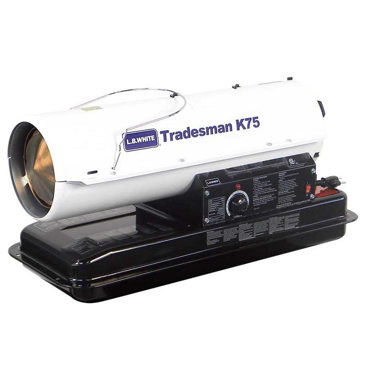 75-80,000 BTU FORCED AIR KEROSENE HEATER