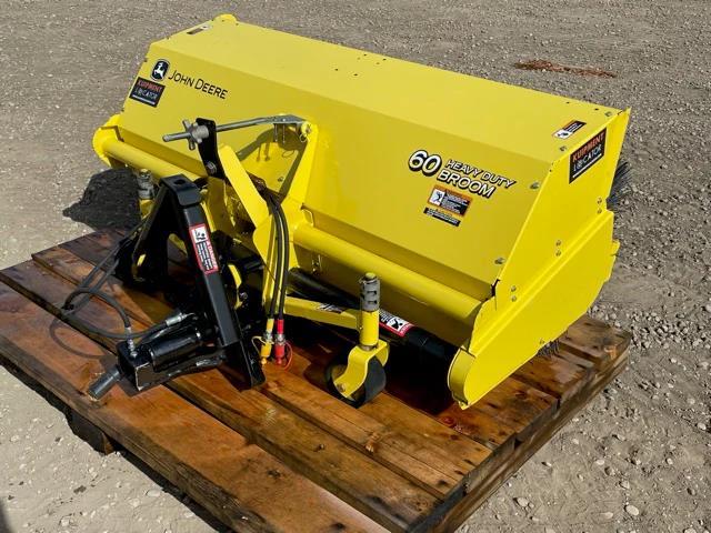 60" JOHN DEERE SMALL TRACTOR SWEEPER BRO view 2