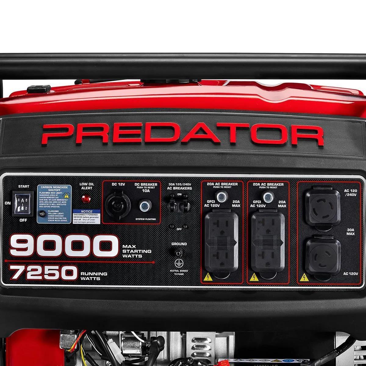 6 KW 7,500 WATT PORTABLE GENERATOR view 2
