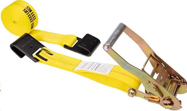 RATCHET STRAP KIT,2" FLAT HOOK