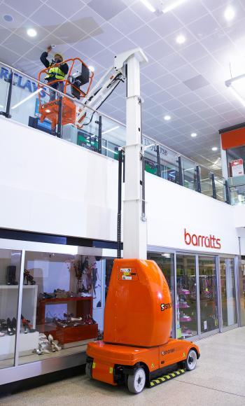 26' VERTICAL MAST BOOM LIFT,JIB,ELECTRIC view 5