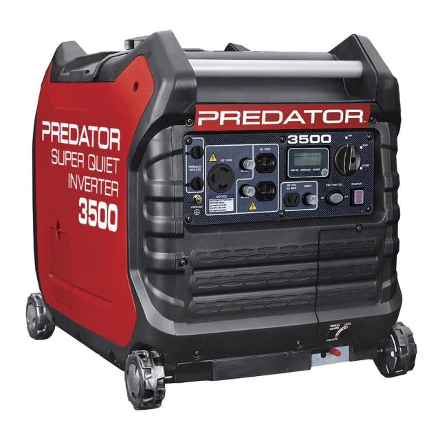 INVERTOR GENERATOR, GAS, 3,500 WATT MAX