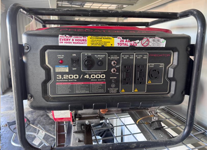 3200 WATT PORTABLE GENERATOR