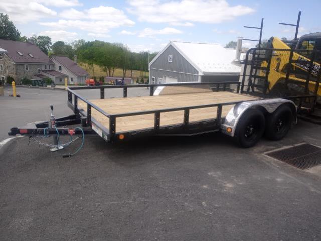 16' UTILITY TRAILER W/ 1' SIDE - OPEN