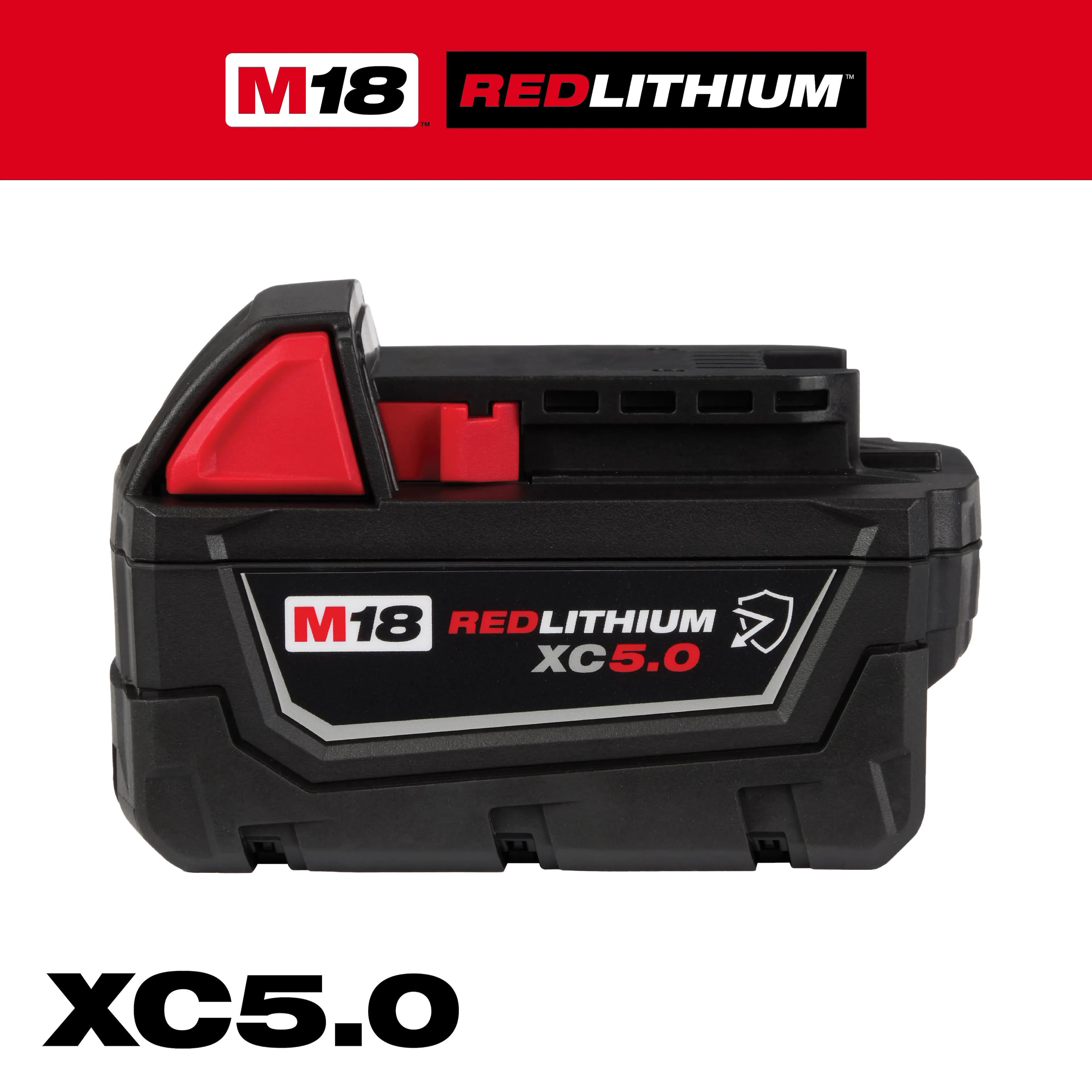 M18 5.0AH MILWAUKEE BATTERY XC