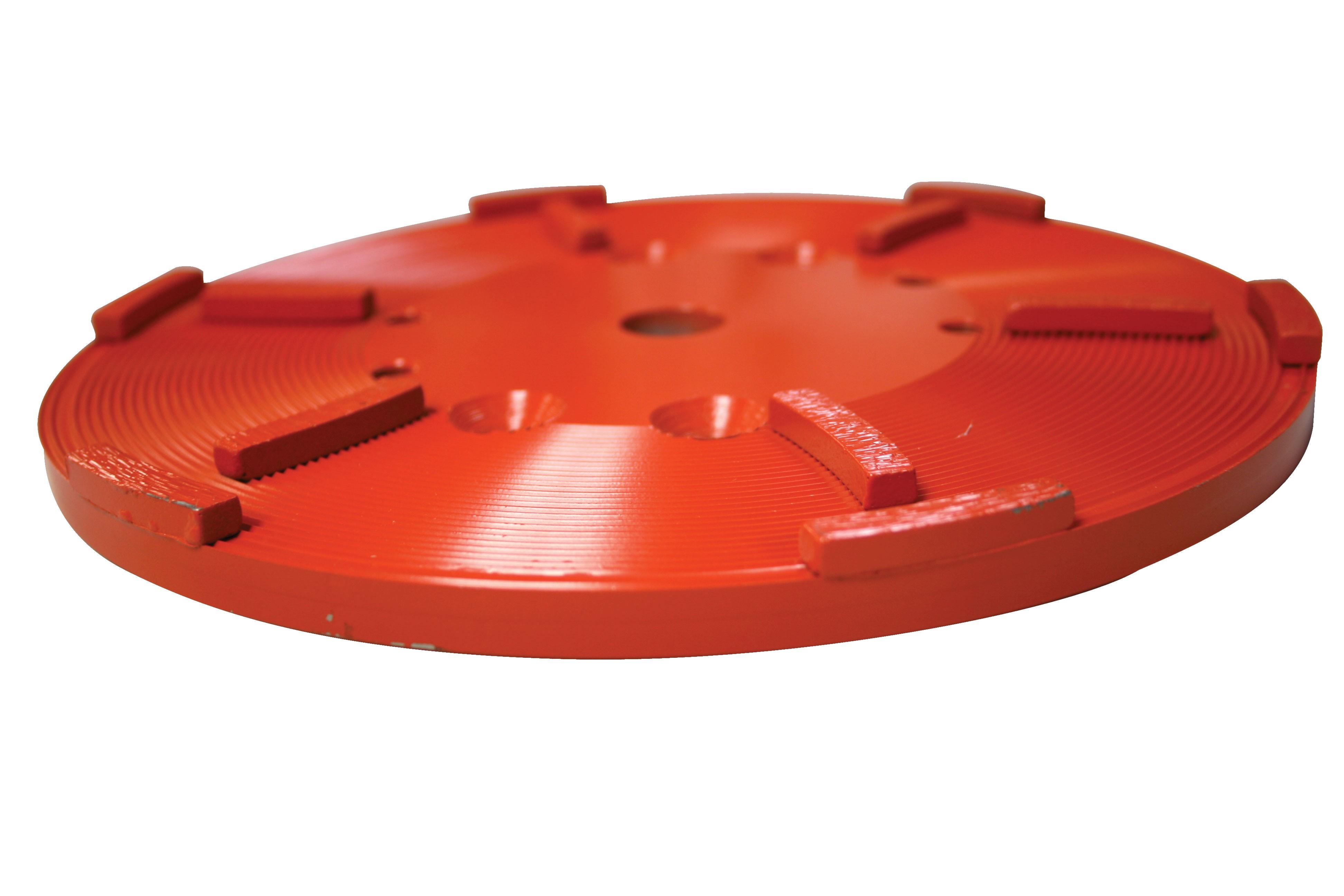 8" HEAVY DUTY ORANGE FLOOR GRINDING HEAD