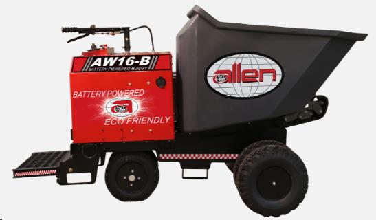 ELECTRIC CONCRETE BUGGY 16 CU. FT-WHEEL view 2