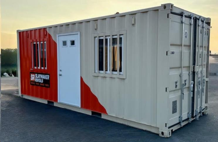 8' X 20' OFFICE CONTAINER WITH HEAT & AC