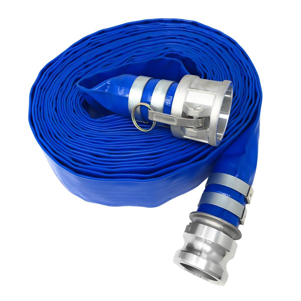 1.5" X 50' DISCHARGE HOSE F WATER W/CAMS