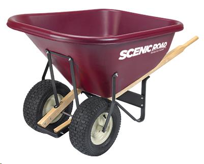 10 CUBIC FOOT WHEELBARROW 2 WHEELS