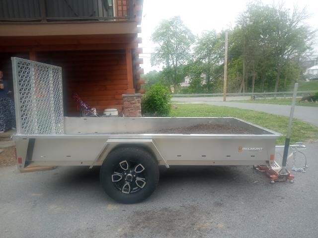 5' X 10' ALUMINUM TILT TRAILER W/RAMPS