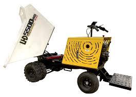 CONCRETE BUGGY-SIDE DUMP-WHEEL-GAS