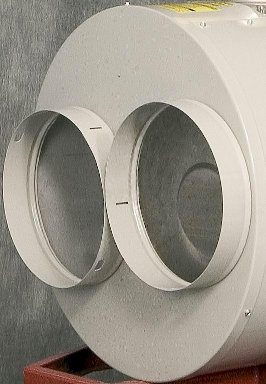 TWIN 12" DUCT ADAPTER 4 IDF HEATSTAR/MCS