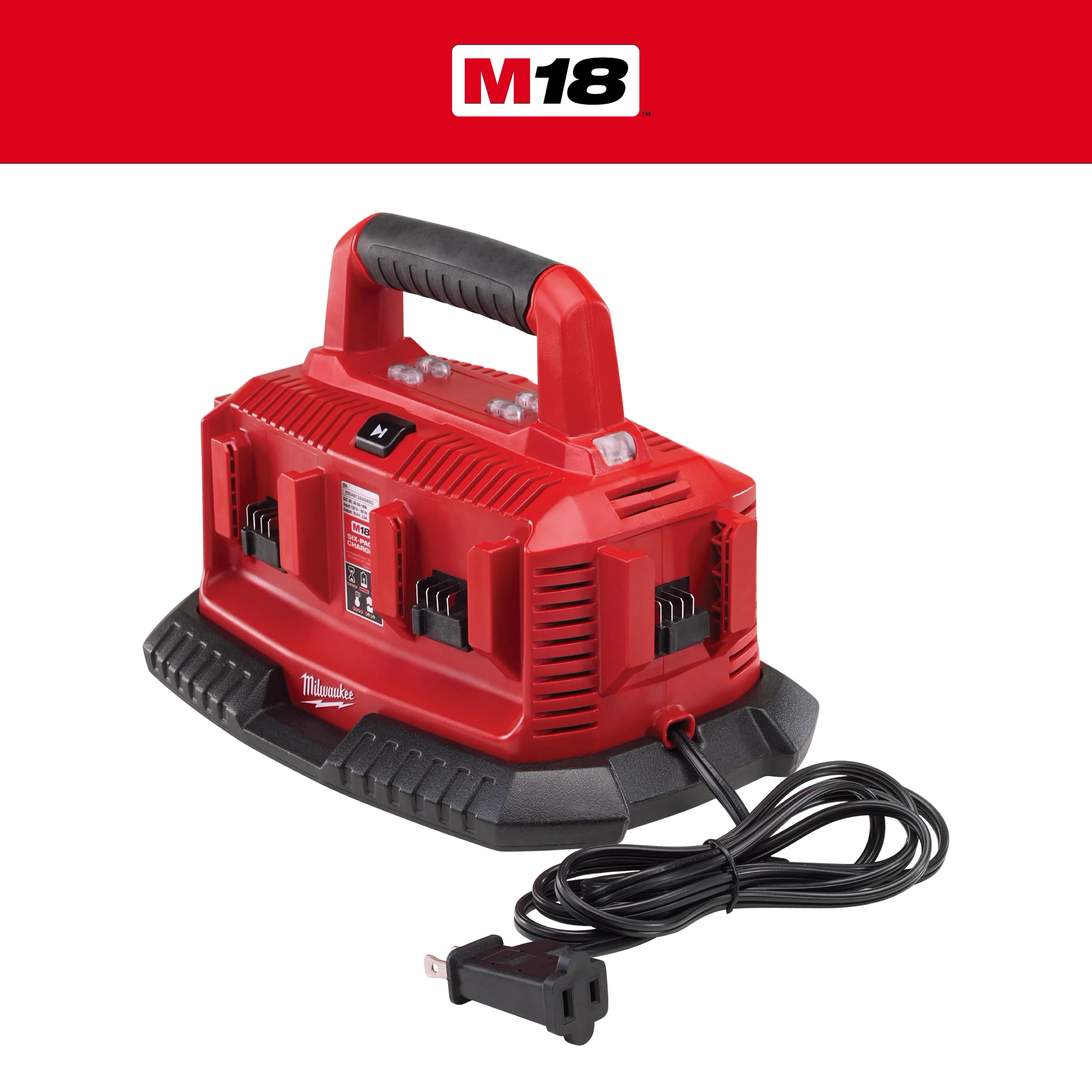 M18 SIX BAY MILWAUKEE SEQUENTIAL CHARGER