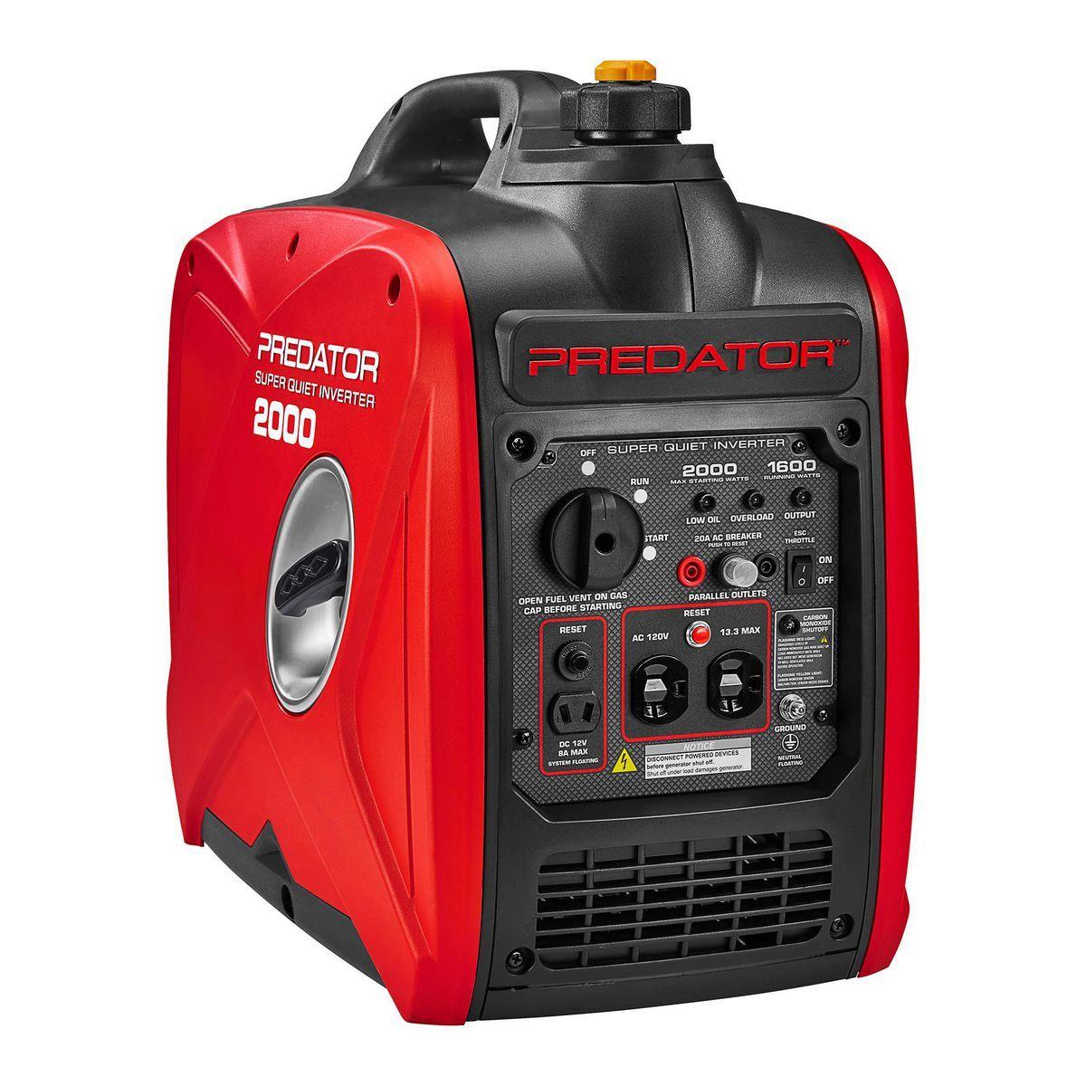 2000 WATT PORTABLE PREDATOR GENERATOR