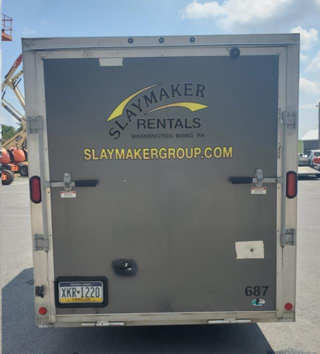 6'x12' ENCLOSED TRAILER W/RAMP DOOR