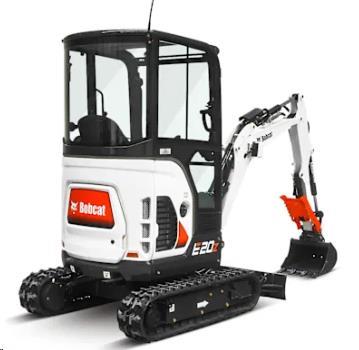 4000 LBS MINI EXCAVATOR BOBCAT E20 view 2