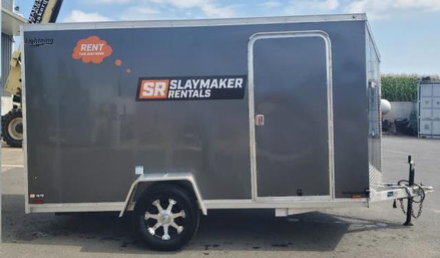 7'x12' ENCLOSED TRAILER W/RAMP